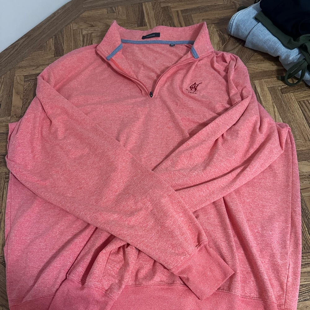 Long sleeve half zip shirt 
Made by turtleson